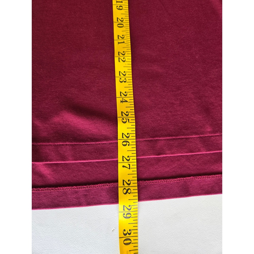 Polo Ralph Lauren Burgundy Pima Cotton Long Sleeve Polo L Preppy Classic Minimal - Picture 10 of 12